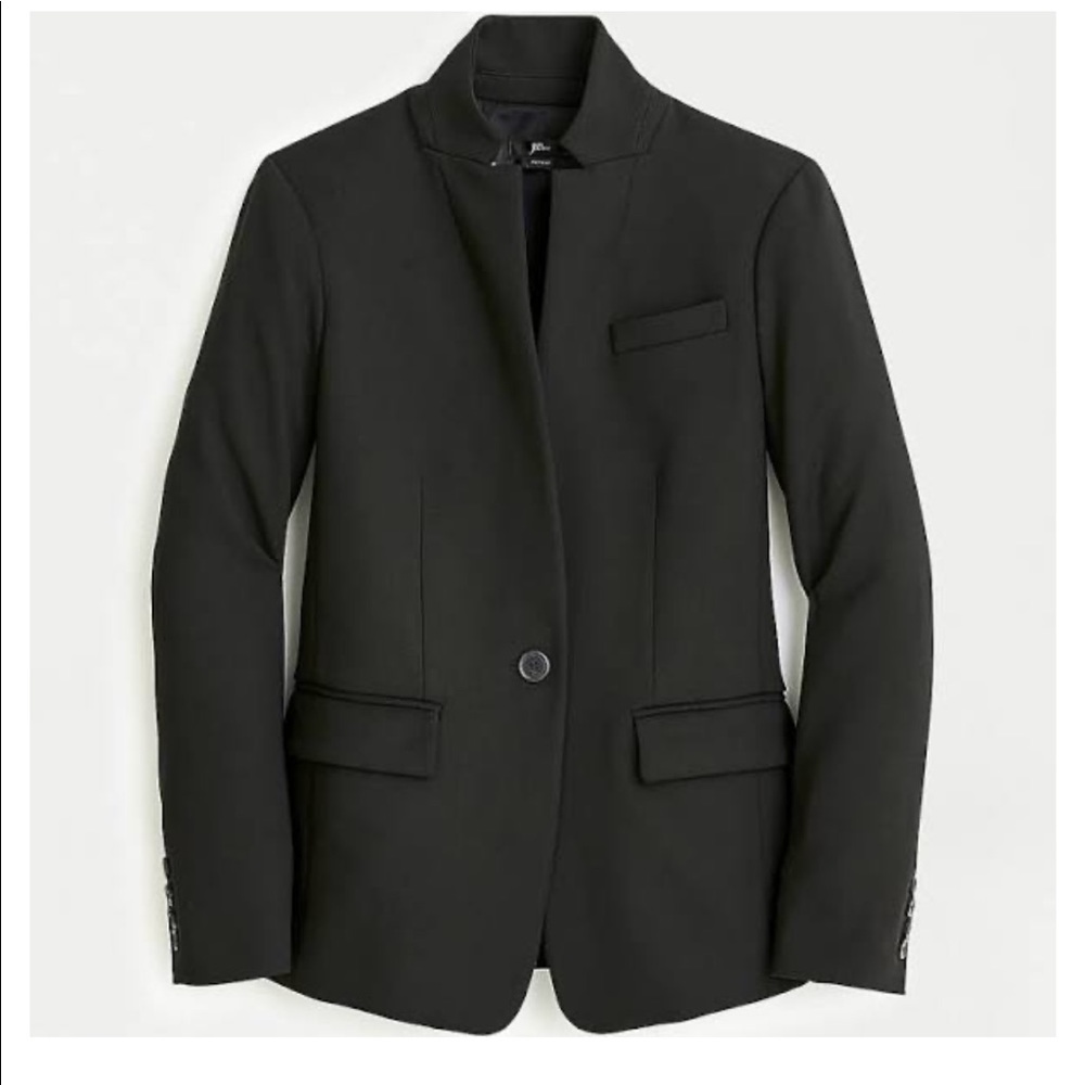 J.Crew Black Regent Blazer Size 12